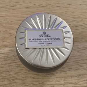 Voluspa Silver Birch Peppercorn Candle 4.5oz